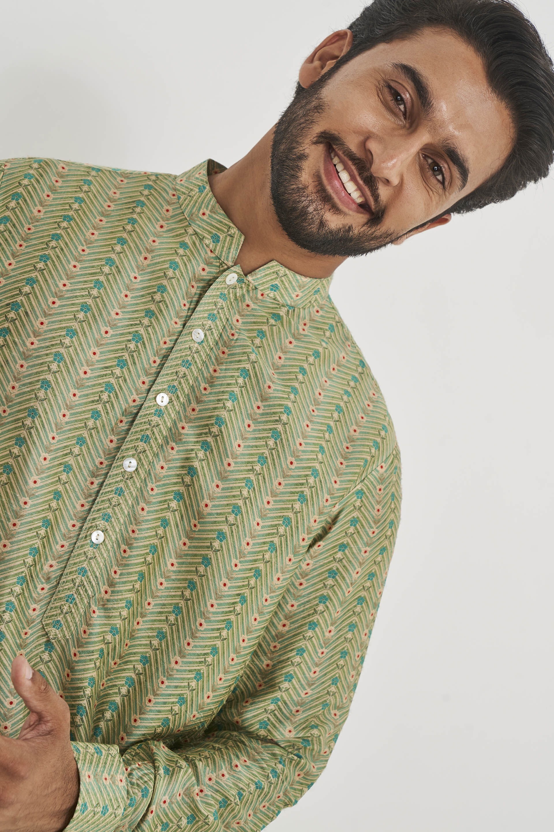 Gihan Kurta - Sage Green, Sage Green, image 5